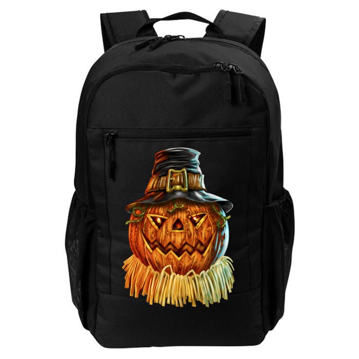 Scarecrow Pumpkin Halloween Daily Commute Backpack