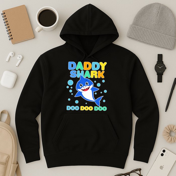 Scary Daddy Shark Doo Doo Doo Halloween Hoodie