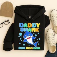 Scary Daddy Shark Doo Doo Doo Halloween Hoodie