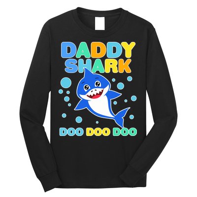 Scary Daddy Shark Doo Doo Doo Halloween Long Sleeve Shirt