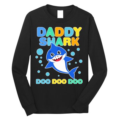 Scary Daddy Shark Doo Doo Doo Halloween Long Sleeve Shirt