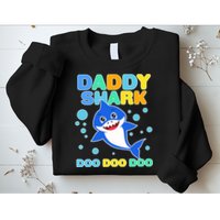 Scary Daddy Shark Doo Doo Doo Halloween Sweatshirt