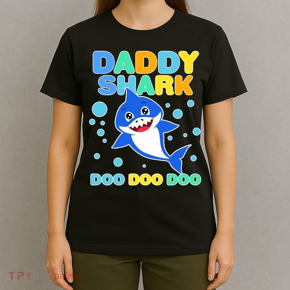 Scary Daddy Shark Doo Doo Doo Halloween T-Shirt