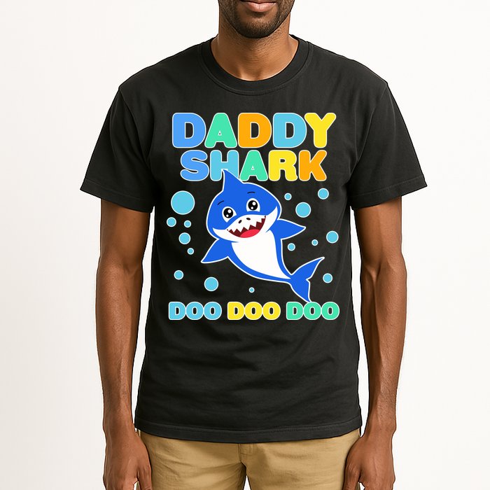 Scary Daddy Shark Doo Doo Doo Halloween Tall T-Shirt