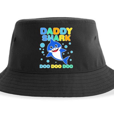 Scary Daddy Shark Doo Doo Doo Halloween Sustainable Bucket Hat