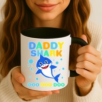 Scary Daddy Shark Doo Doo Doo Halloween Mug
