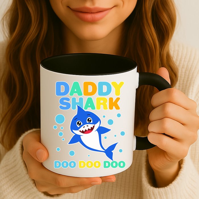 Scary Daddy Shark Doo Doo Doo Halloween Mug