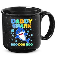 Scary Daddy Shark Doo Doo Doo Halloween 15oz Campfire Ceramic Mug
