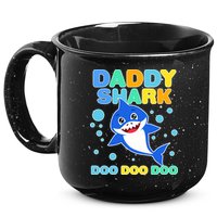 Scary Daddy Shark Doo Doo Doo Halloween 15oz Campfire Ceramic Mug