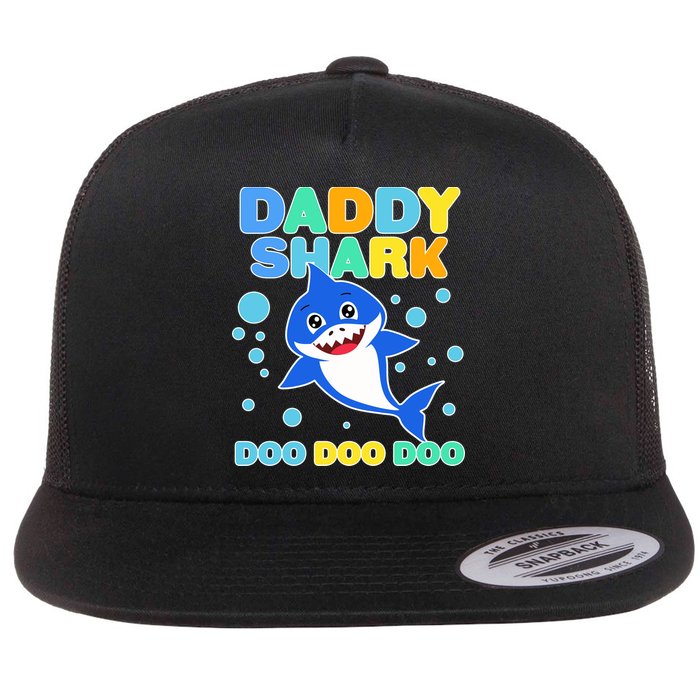 Scary Daddy Shark Doo Doo Doo Halloween Flatbill Hat