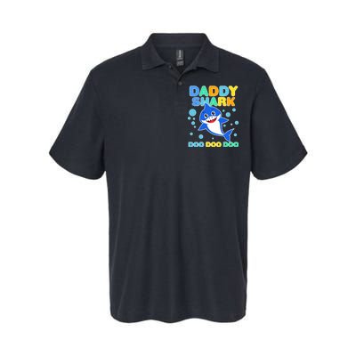 Scary Daddy Shark Doo Doo Doo Halloween Softstyle Adult Sport Polo