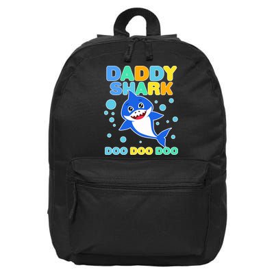 Scary Daddy Shark Doo Doo Doo Halloween 16 in Basic Backpack