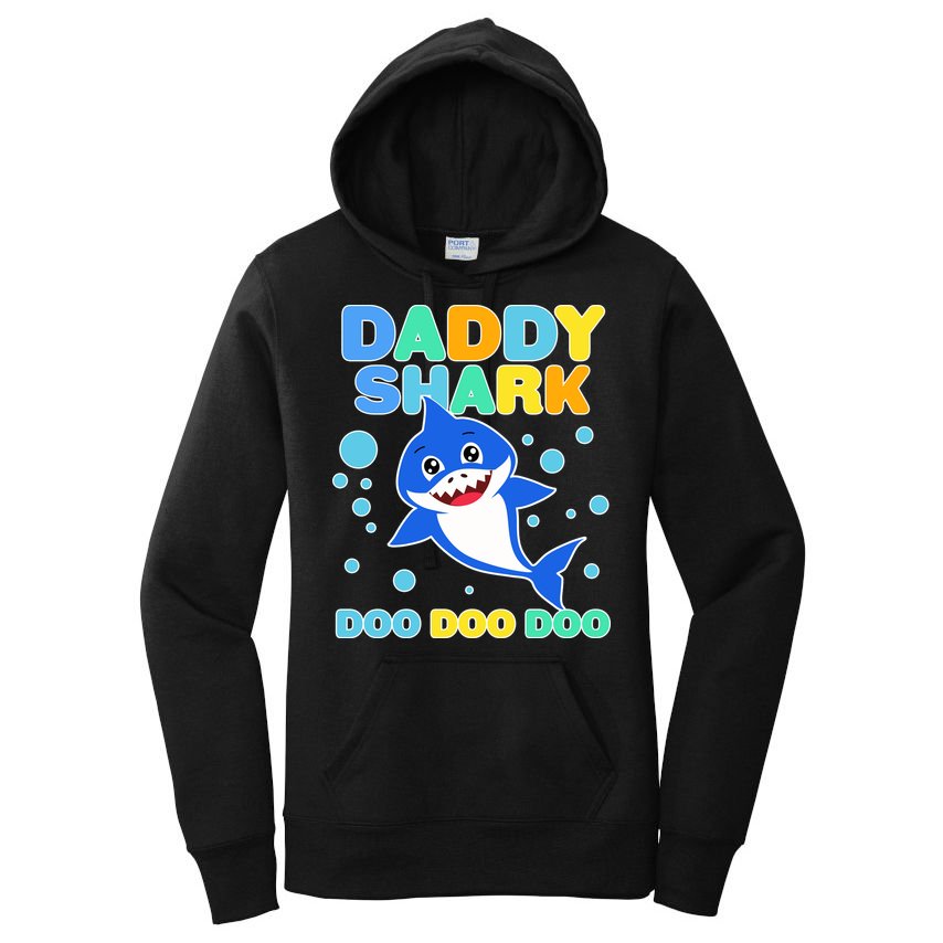 Scary Daddy Shark Doo Doo Doo Halloween Women's Pullover Hoodie