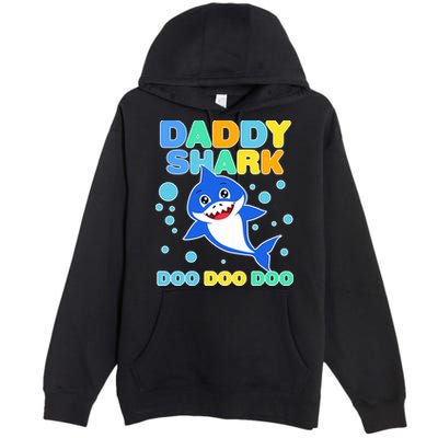 Scary Daddy Shark Doo Doo Doo Halloween Premium Pullover Hoodie