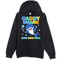 Scary Daddy Shark Doo Doo Doo Halloween Premium Pullover Hoodie
