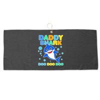 Scary Daddy Shark Doo Doo Doo Halloween Large Microfiber Waffle Golf Towel