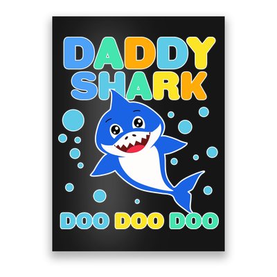 Scary Daddy Shark Doo Doo Doo Halloween Poster