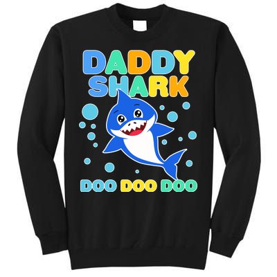 Scary Daddy Shark Doo Doo Doo Halloween Tall Sweatshirt