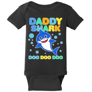 Scary Daddy Shark Doo Doo Doo Halloween Baby Bodysuit