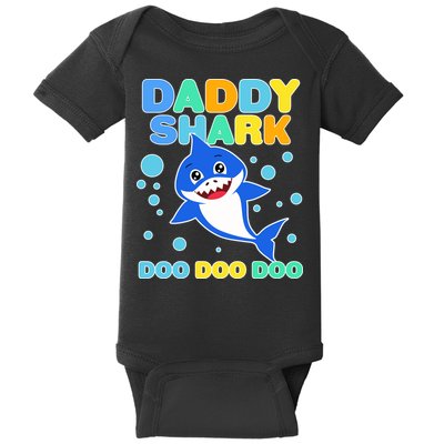 Scary Daddy Shark Doo Doo Doo Halloween Baby Bodysuit