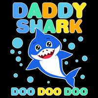 Scary Daddy Shark Doo Doo Doo Halloween Baby Bodysuit