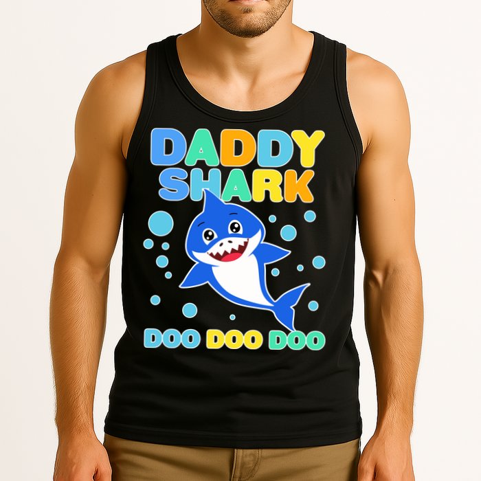 Scary Daddy Shark Doo Doo Doo Halloween Tank Top