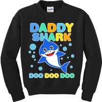 Scary Daddy Shark Doo Doo Doo Halloween Kids Sweatshirt