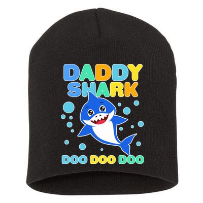 Scary Daddy Shark Doo Doo Doo Halloween Short Acrylic Beanie