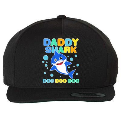 Scary Daddy Shark Doo Doo Doo Halloween Wool Snapback Cap