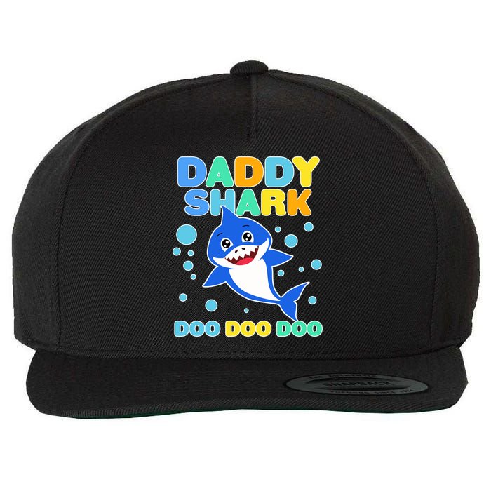Scary Daddy Shark Doo Doo Doo Halloween Wool Snapback Cap