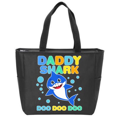 Scary Daddy Shark Doo Doo Doo Halloween Zip Tote Bag
