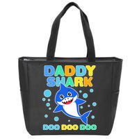 Scary Daddy Shark Doo Doo Doo Halloween Zip Tote Bag
