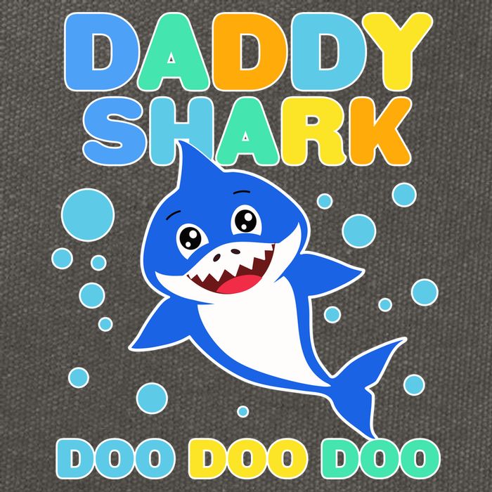 Scary Daddy Shark Doo Doo Doo Halloween Cotton Canvas Backpack