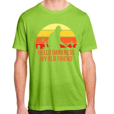 Scary Hello Darkness My Old Friend Adult ChromaSoft Performance T-Shirt