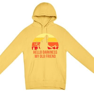 Scary Hello Darkness My Old Friend Premium Pullover Hoodie