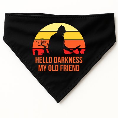 Scary Hello Darkness My Old Friend USA-Made Doggie Bandana