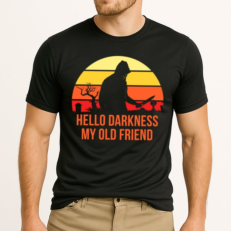 Scary Hello Darkness My Old Friend Performance Shirt