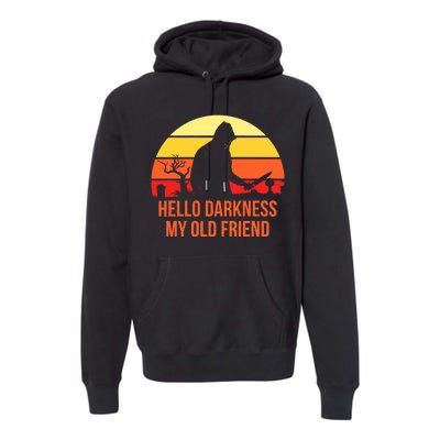 Scary Hello Darkness My Old Friend Premium Hoodie