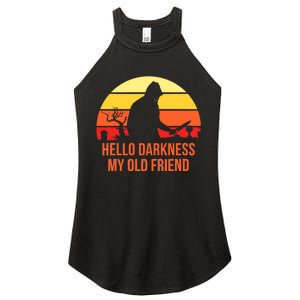 Scary Hello Darkness My Old Friend Women's Perfect Tri Rocker Tank