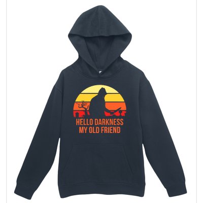 Scary Hello Darkness My Old Friend Urban Pullover Hoodie