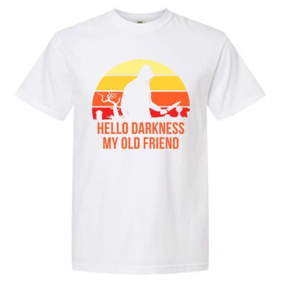 Scary Hello Darkness My Old Friend Garment-Dyed Heavyweight T-Shirt