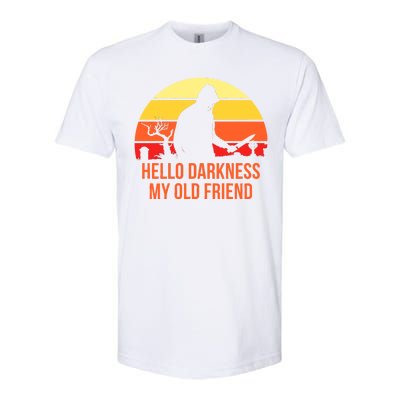 Scary Hello Darkness My Old Friend Softstyle CVC T-Shirt