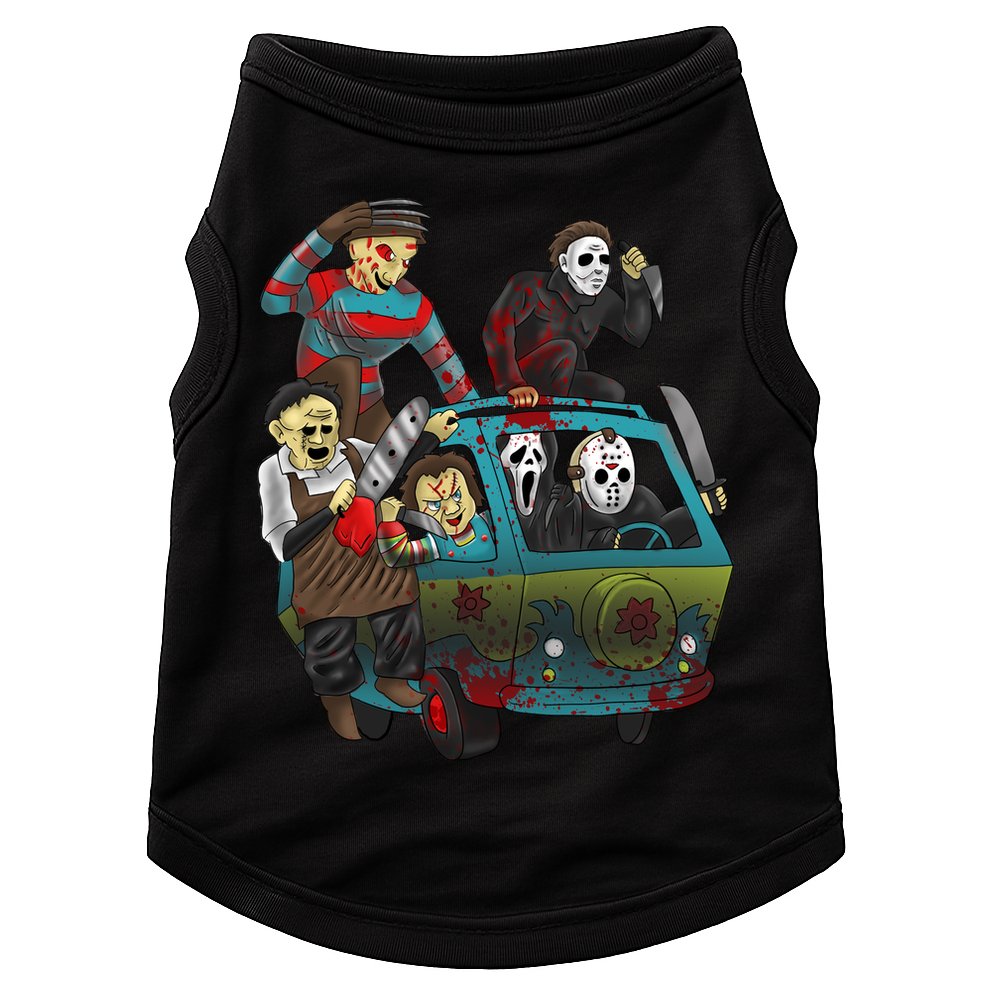 Scary Holocaust Machine Van Movie Characters Doggie Tank