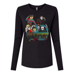 Scary Holocaust Machine Van Movie Characters Womens Cotton Relaxed Long Sleeve T-Shirt