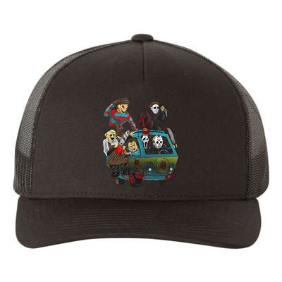 Scary Holocaust Machine Van Movie Characters Yupoong Adult 5-Panel Trucker Hat