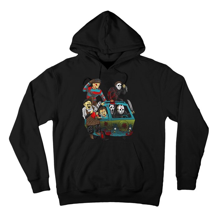 Scary Holocaust Machine Van Movie Characters Hoodie