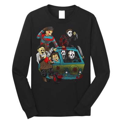 Scary Holocaust Machine Van Movie Characters Long Sleeve Shirt