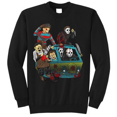 Scary Holocaust Machine Van Movie Characters Sweatshirt