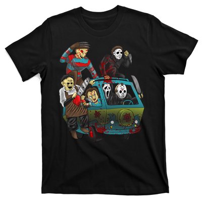 Scary Holocaust Machine Van Movie Characters T-Shirt