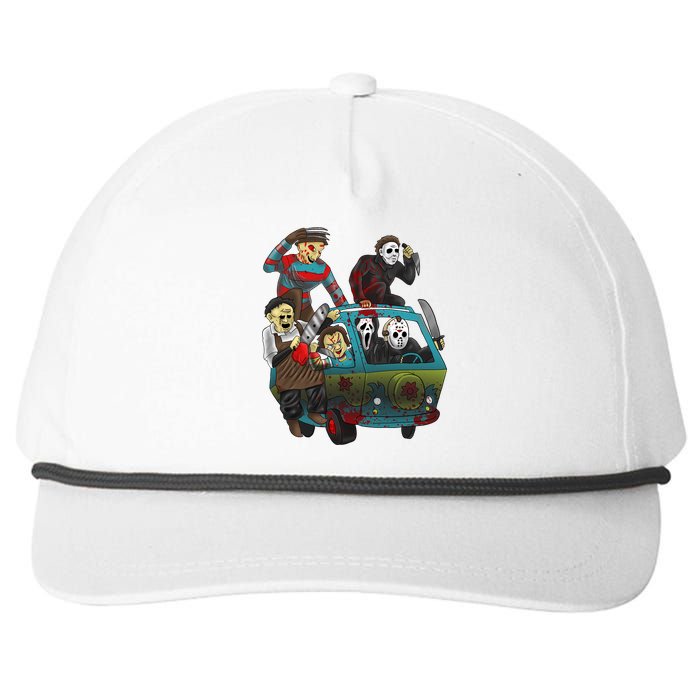 Scary Holocaust Machine Van Movie Characters Snapback Five-Panel Rope Hat